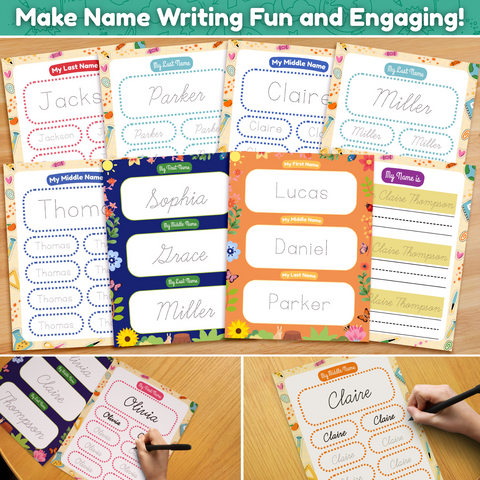 Lily Learning™ Name Practice Pack