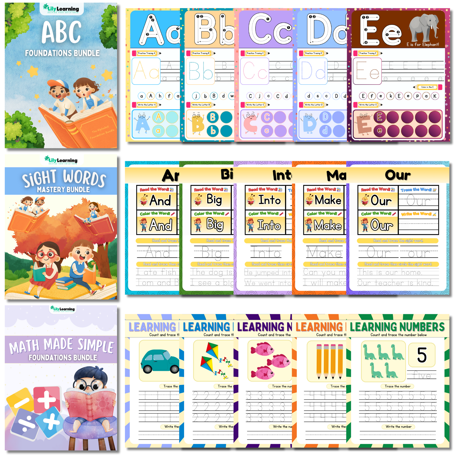 Lily Learning™ ABC Foundations Bundle