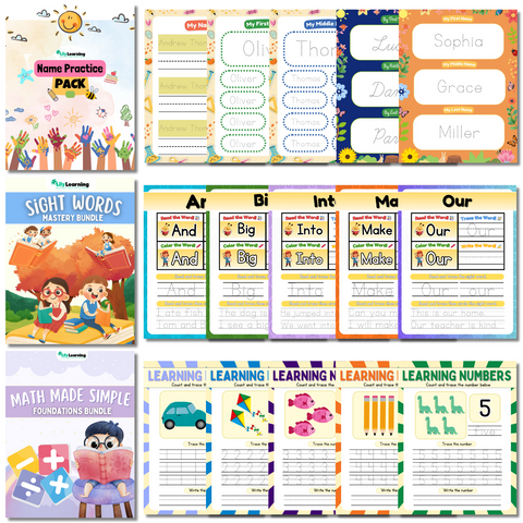 Lily Learning™ Name Practice Pack