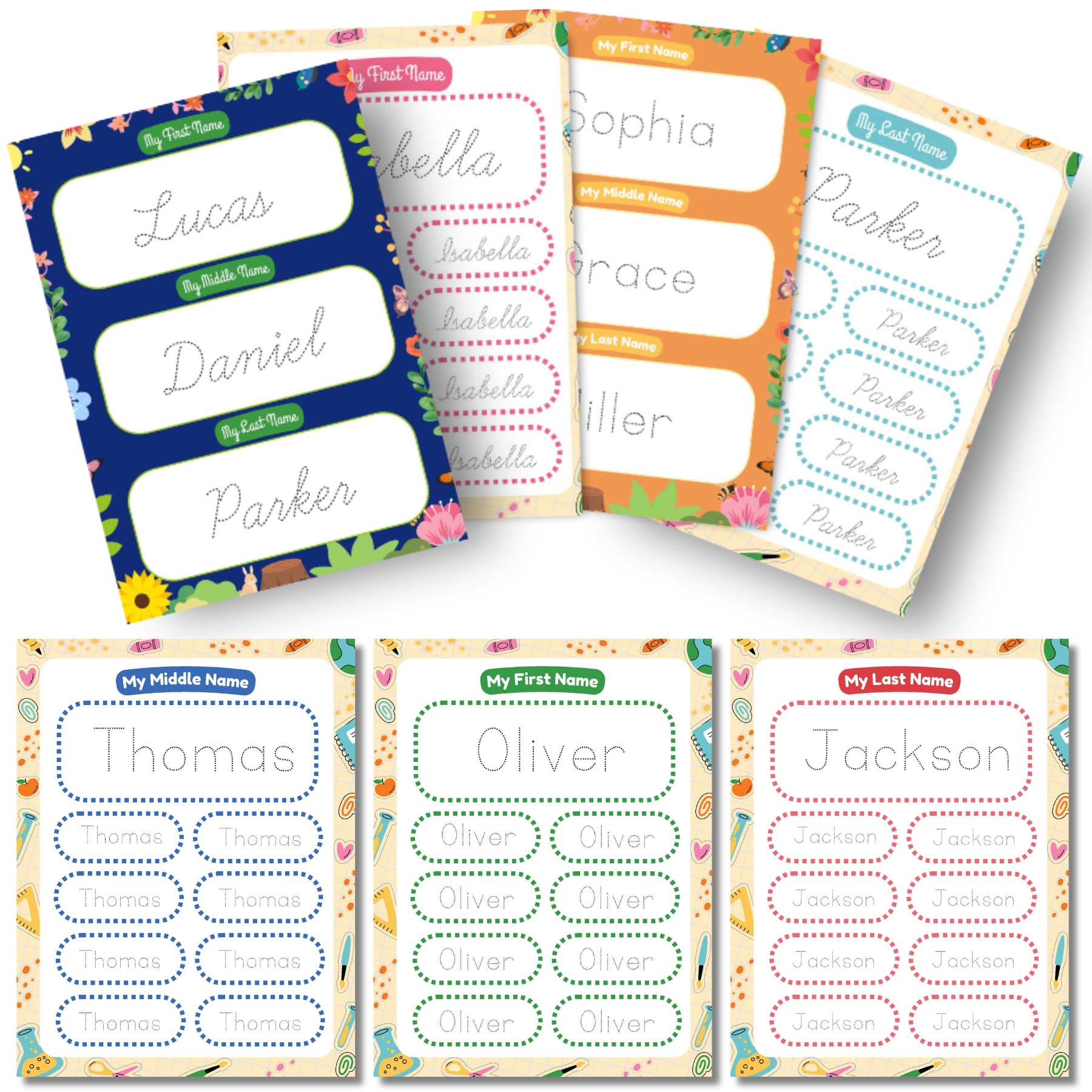 Lily Learning™ Name Practice Pack